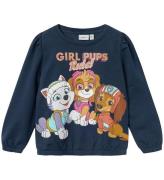 Name It Sweatshirt - Paw Patrol - NmfJulle - Dark Sapphire m. Pr