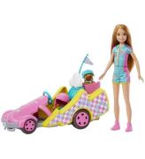 Barbie DukkesÃ¦t - 30 cm - Stacie Go-Kart