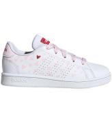 adidas Performance Sko - Advantage K - Hvid/Rosa