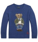 Polo Ralph Lauren Bluse - Strik - Beach Royal m. Bamse