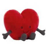 Jellycat Bamse - Large - 19 cm - Amuseable Red Heart