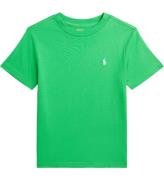 Polo Ralph Lauren T-shirt - Tiller Green m. Hvid