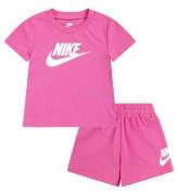 Nike ShortssÃ¦t - Shorts/T-shirt - Playful Pink