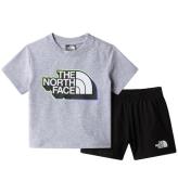 The North Face ShortssÃ¦t - T-shirt/Shorts - Light Grey Heather/S