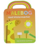 Forlaget Bolden Malebog m. KlistermÃ¦rker - Giraf