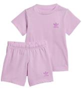 adidas Originals ShortssÃ¦t - Short Tee Set - Rosa