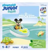 Playmobil 1.2.3/Disney - Junior Aqua - Mickey's BÃ¥dtur - 71707 -
