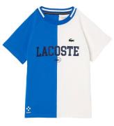 Lacoste T-shirt - BlÃ¥/Hvid