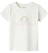 Name It T-shirt - NmfHejsa - Jet Stream m. Regnbue