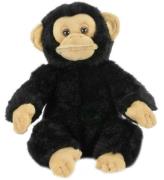 Living Nature Bamse - 15x11 cm - Baby Chimpanse - Sort