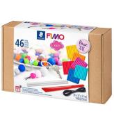 Staedtler FIMO Modellervoks m. VÃ¦rktÃ¸j - Soft - 46 Dele - 26x57g