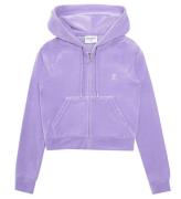 Juicy Couture Cardigan - Madison - Velour - Dahlia Purple