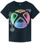 Name It T-shirt - NkmJiki Xbox - Dark Sapphire m. Print