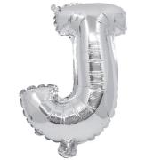 Decorata Party Foileballon - 31 cm - J - SÃ¸lv