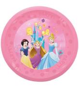 Decorata Party Plastiktallerkner - 4-pak - 21 cm - Princess Live