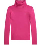 Polo Ralph Lauren Bluse m. Rullekrave - Colge Pink