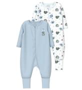 Name It Natdragt - Noos - NbmNightsuit - 2-pak - Baby Blue