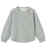 Lil' Atelier Sweatshirt - NmmLander - Grey Melange