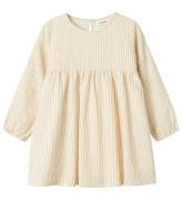 Lil Atelier Kjole - NmfLino - Coconut Milk/Taos Taupe