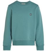 Calvin Klein Sweatshirt - Mono Mini Badge - North Atlantic