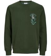 Jack & Jones Sweatshirt - JjsKull - Kombu Green/Small