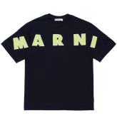 Marni T-shirt - Sort m. Gul