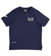 EA7 T-shirt - Navy m. Hvid