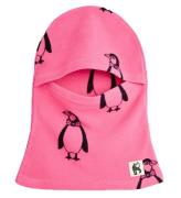 Mini Rodini Elefanthue - 1-lags - Penguin Fleece - Pink