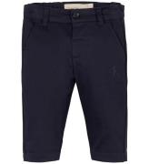 Calvin Klein Bukser - Sateen Chino - Night Sky