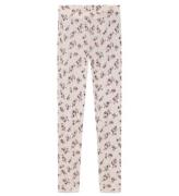 Name It Leggings - Uld - NkfWang - Lilac Ash m. HulmÃ¸nster