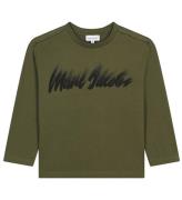 Little Marc Jacobs Bluse - Winter Moss m. Sort