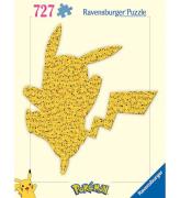 Ravensburger Puslespil - 727 Brikker - Pokémon Shaped Pikachu