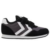 Hummel Sko - Reflex Double Multi JR - Sort/Asphalt