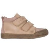 Pom Pom Sko - Sneaker Velcro - Old Rose