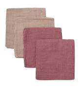 Pippi Stofbleer - 4 pak - 65x65 cm - Withered Rose/Beige