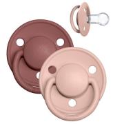 BIBS De Lux Sutter - 2-pak - Rund - Woodchuck/Blush