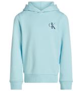 Calvin Klein Hættetrøje - Small Monogram - Ozone Blue