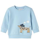 Name It Sweatshirt - NbmVonne - Cerulean/Dog on wheels