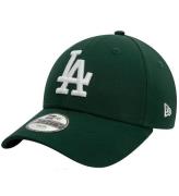 New Era Kasket - 9Forty - Dodgers - Grøn/Hvid