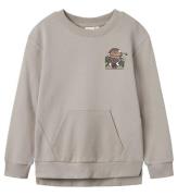 Name It Sweatshirt - NkmTofigo - Ash m. Print