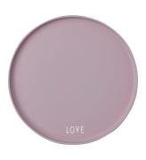 Design Letters Tallerken - Love - Favourite - Lavendel