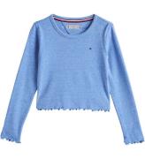 Tommy Hilfiger Bluse - Cropped - Blue Spell