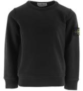 Stone Island Sweatshirt - Sort m. Logo