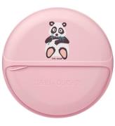 Carl Oscar Snackboks - BentoDisc - 18 cm - Pink m. Panda