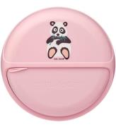 Carl Oscar Snackboks - SnackDisc - 15 cm - Pink m. Panda