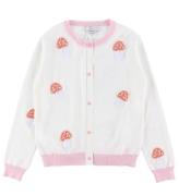 Stella McCartney Kids Cardigan - Strik - Ivory/Rosa