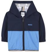 BOSS Regnjakke - Navy/Blå