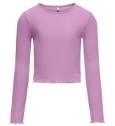 Kids Only Bluse - Noos - Rib - KogNella - African Violet