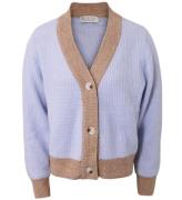 Hound Cardigan - Strik - Rib - Lilla/Beige