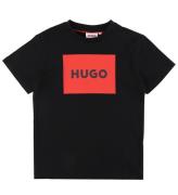 HUGO T-shirt - Sort/RÃ¸d